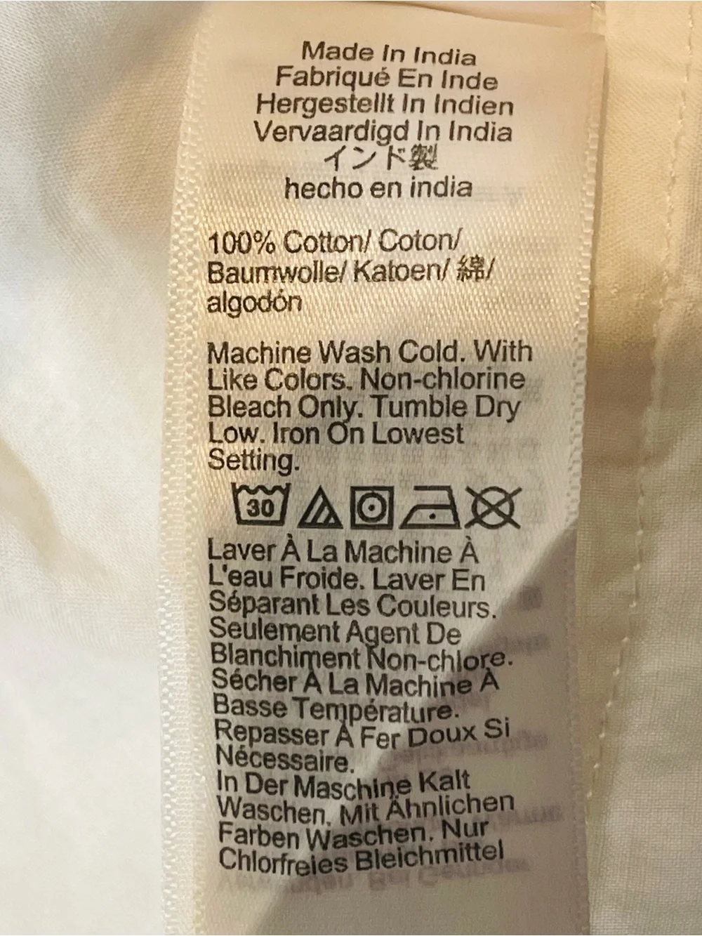 J. Crew White Cotton Split-Neck Peasant Blouse